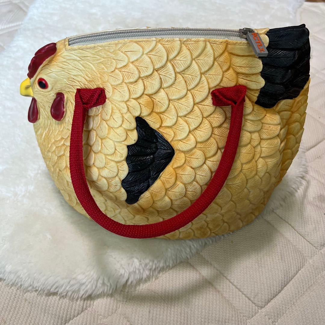 希少・レア】ビンテージ にわとりバッグ チキンラバーハンドバッグ