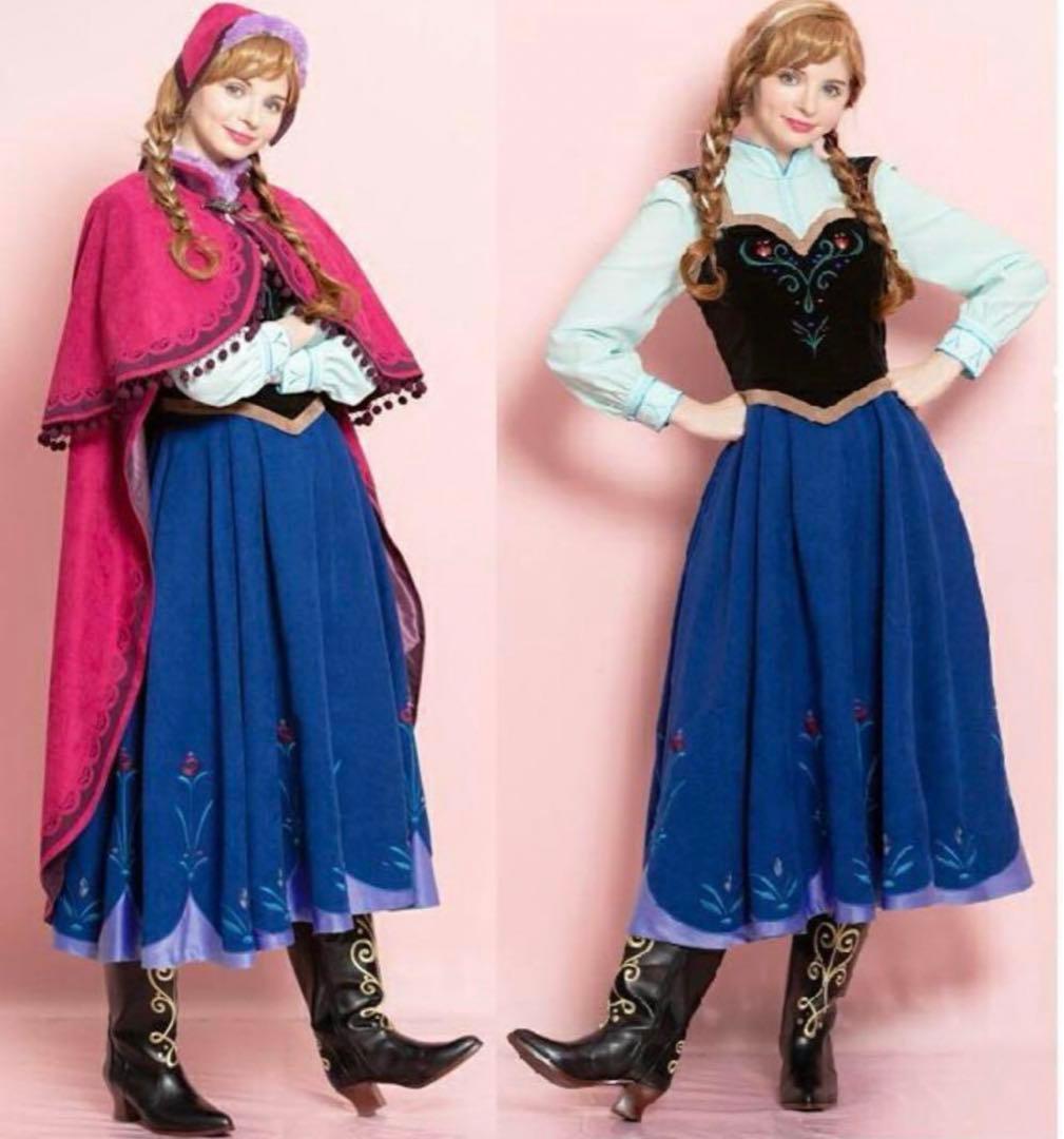 シークレットハニー ディズニー アナ雪 雪山 ドレス＆ケープ帽子手袋