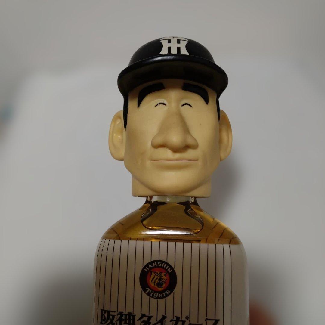 阪神タイガースヘッド付ウィスキー 2003年の戦士達 77星野仙一監督