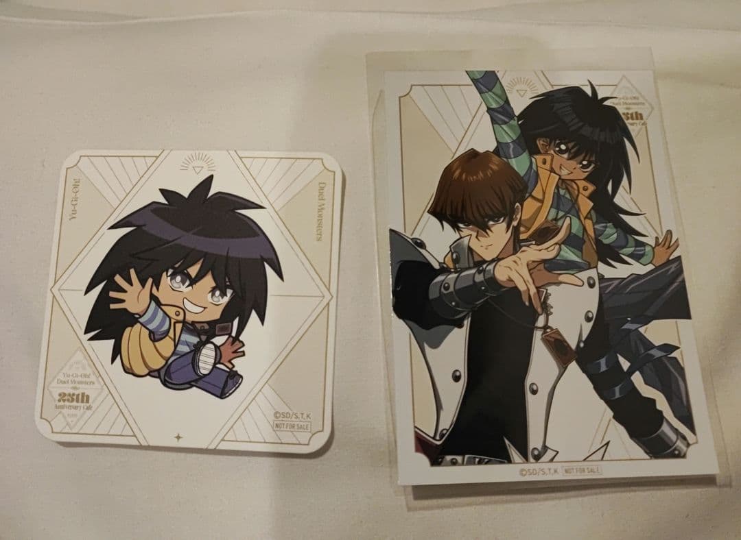 遊戯王 海馬瀬人 モクバ コラボカフェ コースター ブロマイド - メルカリ