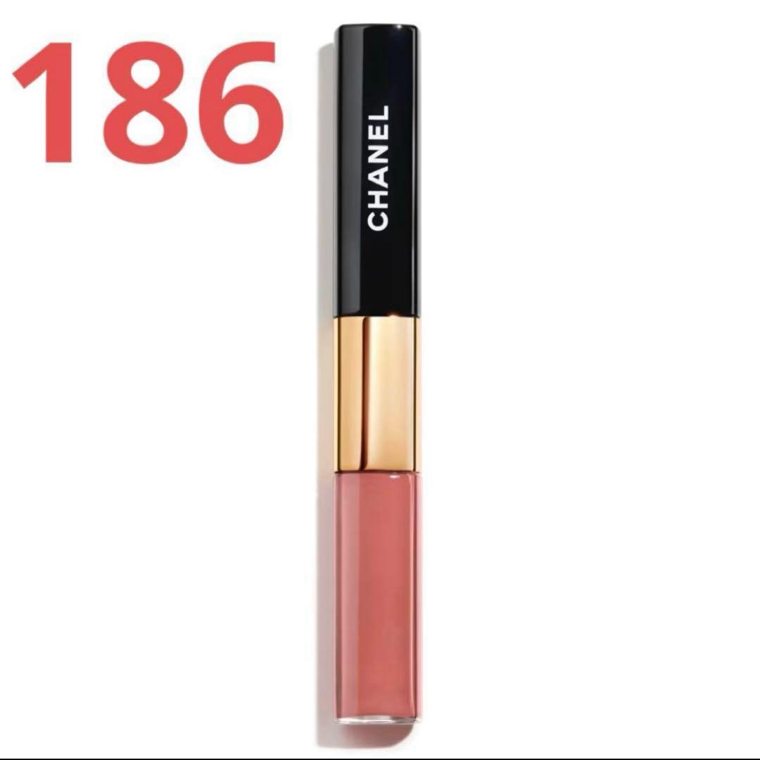 シャネル ル ルージュ デュオ ウルトラトゥニュ 186 ピンクヌード リップ シャネル ル ルージュ デュオウルトラトゥニュ リップカラー 186ピンク