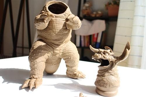 怪獣フィギュア ビリケン商会 バラゴン 未彩色組立キット ビリケン商会恒例の月末［リアルモデルキットシリーズ］は久しぶりの