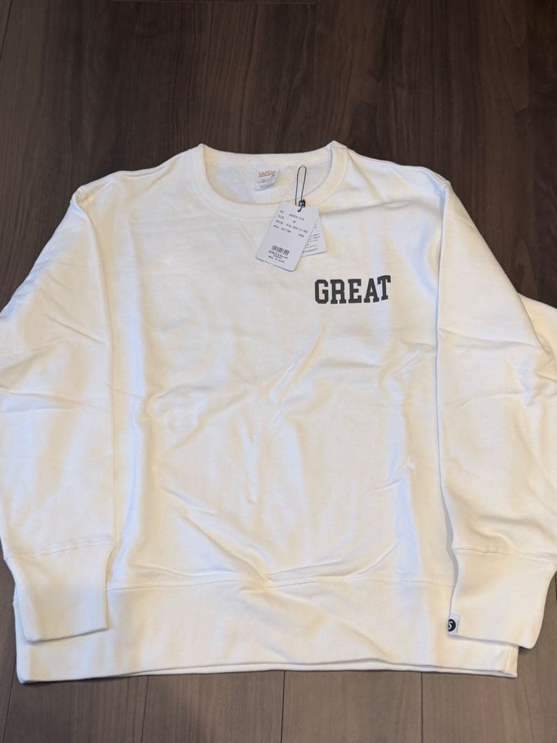 SAPEur ホワイト スウェット Mサイズ サプール - メルカリ