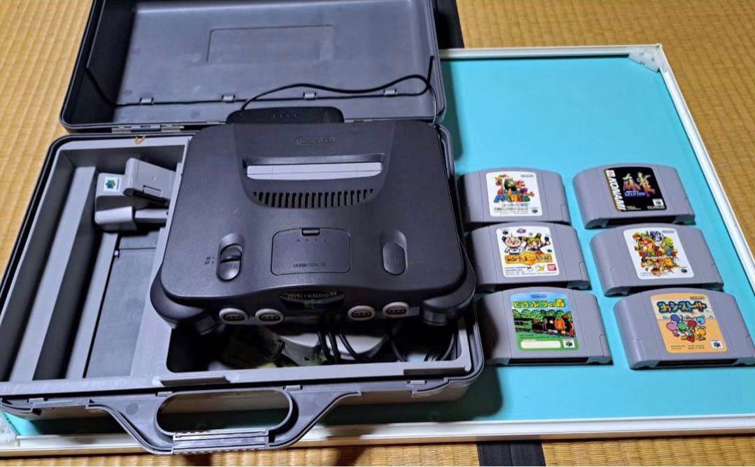 ニンテンドー64　本体＆カセットセット NINTENDO 64 - ニンテンドー64本体 カセット ジャンク セットの通販 by