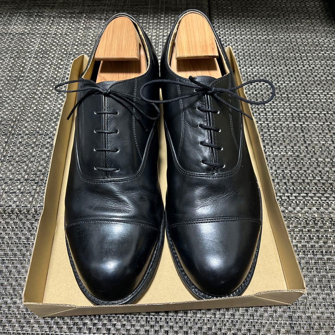 ワ*）様 80s 90s カナダ軍　サービスシューズ　内羽根　ストレートチップ 90年代製 カナダ軍 ストレートチップ サービスシューズ/オフィサー