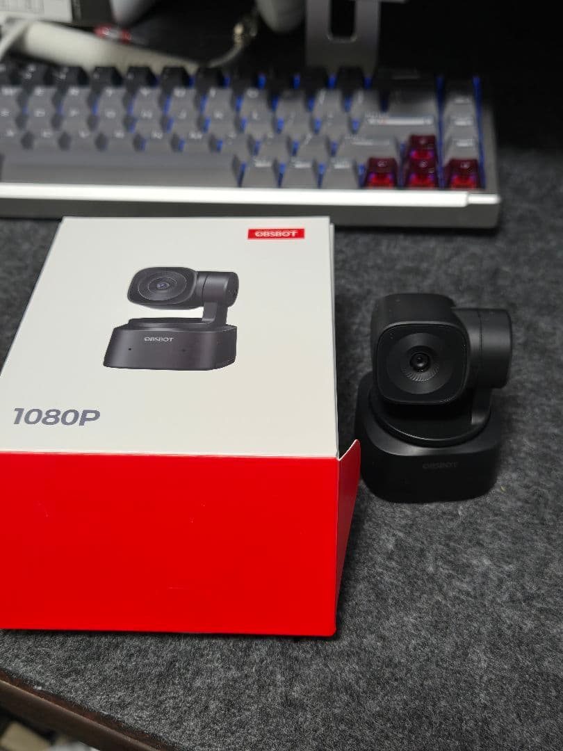 OBSBOT TINY SE 1080P ウェブカメラ OBSBOT Tiny SE 1080P 100FPS Webcam for PC, AI Tracking PTZ