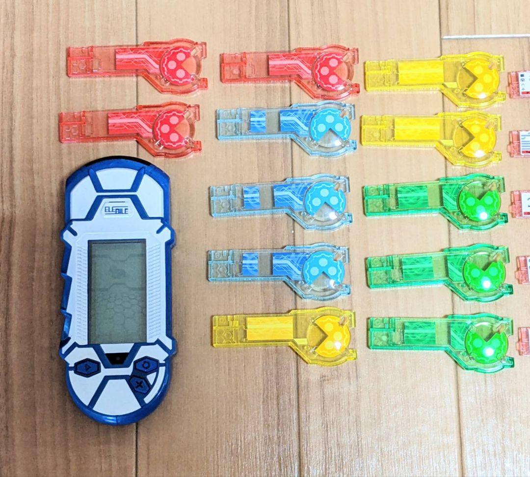 エレメントハンター エレバイル（ブルー）＆プレパラートセットA〜D