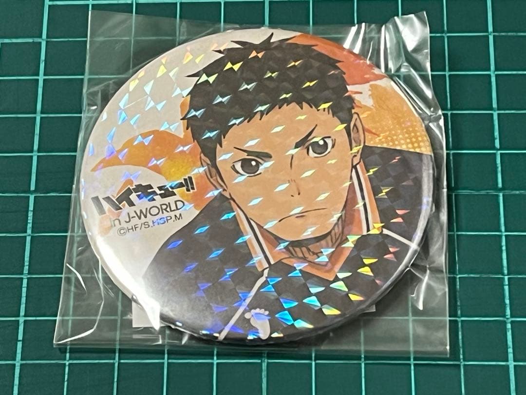ハイキュー　J-World TOKYO 宮城フェス　ホログラム缶バッジ　澤村 ハイキュー J-World TOKYO 宮城フェス ホログラム缶バッジ 山口忠
