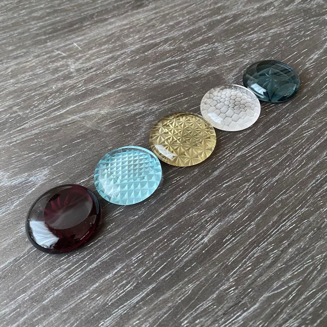 Sghr スガハラ 江戸切子 ガラス 箸置き 5個セット 江戸切子のお箸置き：5個セット 桐箱入り GIFT | ガラス製品 | Sghr