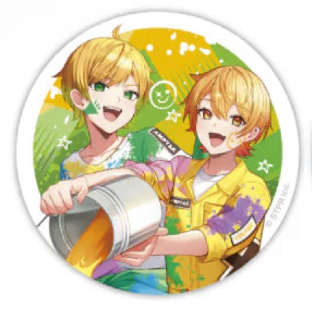 AMPTAKxCOLORS ランダムBIG缶バッジ あっきぃ ぷりっつ あきぷり