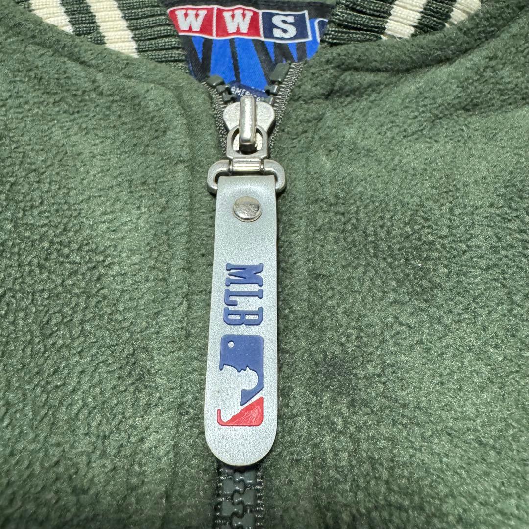 90s NewYork Yankees スタジャン フリース グリーン 希少 L - メルカリ