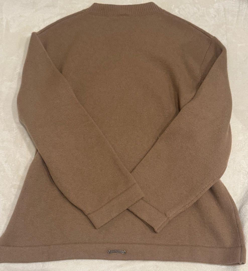 CHROME HEARTS（クロムハーツ）のベージュニットセーター、美品 - メルカリ