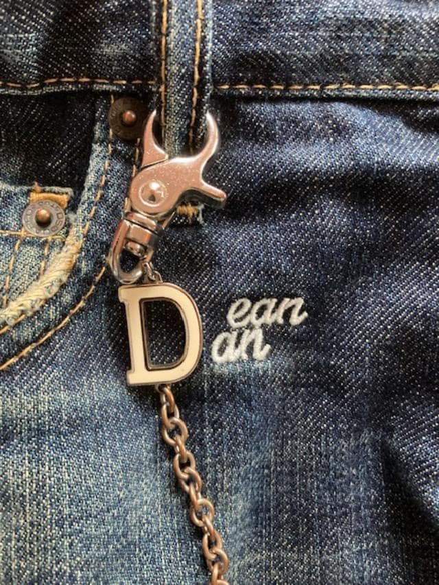 Dsquared2 メンズ ウォレットチェーン付き ジーンズ イタリア48 DSQUARED2（ディースクエアード） ジーンズ デニム メンズ スケーター