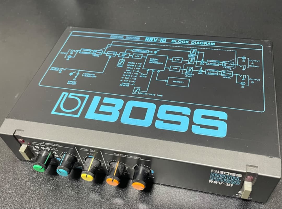 ギター BOSS RRV-10 DIGITAL REVERB BOSS RRV-10 DIGITAL REVERB リバーブ ハーフラック（中古）【楽器検索