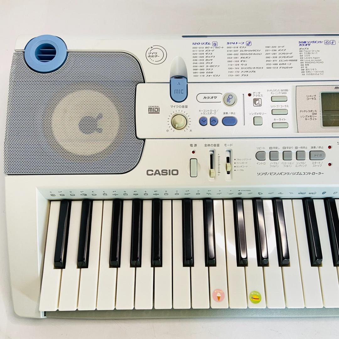 動作品！ カシオ LK-203TV 光ナビゲーションキーボード - メルカリ