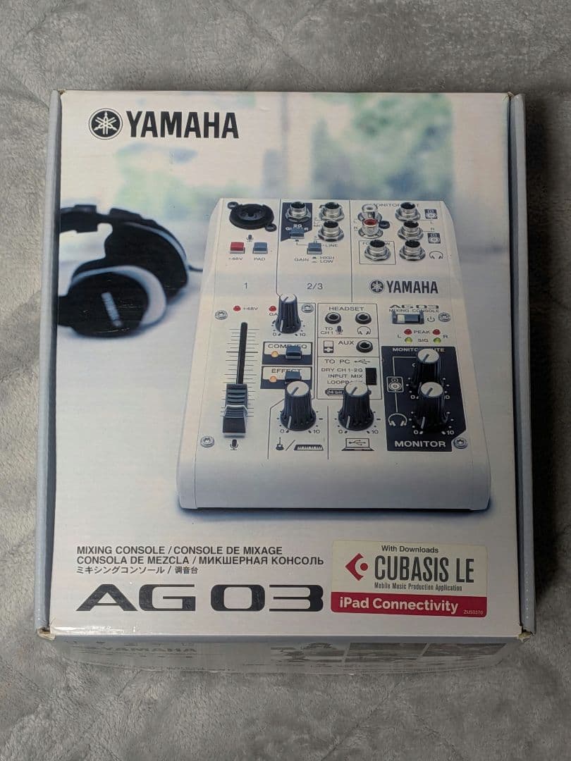 【美品】YAMAHA AG03ウェブキャスティングミキサー ヤマハ | AG03 - ウェブキャスティングミキサー - 概要