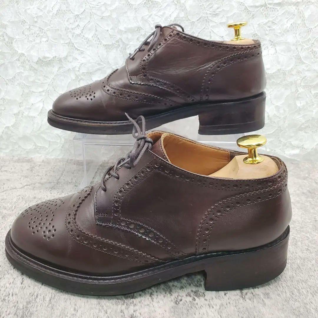 ✨ドリスヴァンノッテン✨ ブローグシューズ 23.5cm 濃茶 イタリア製 本革