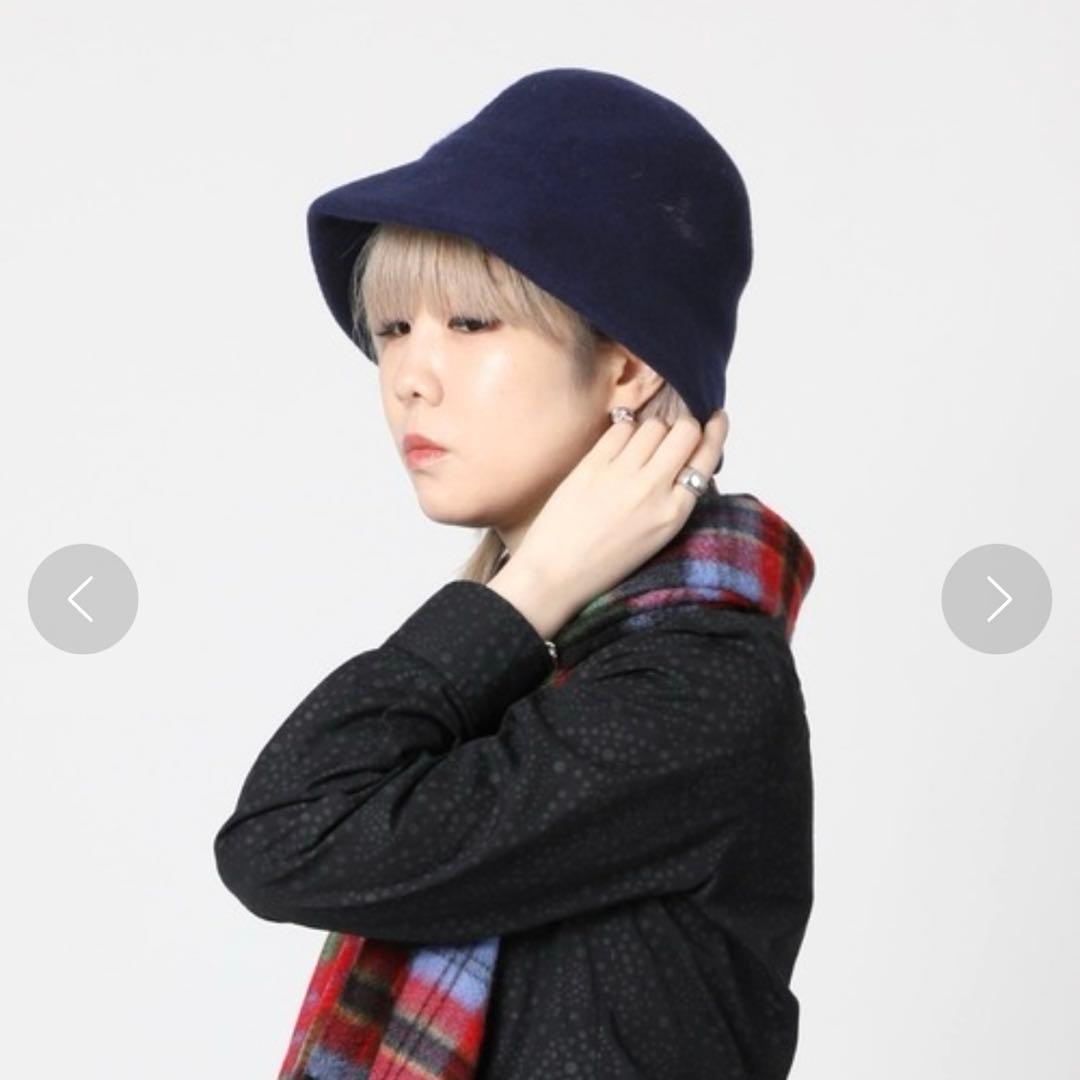 美品✨ ヴィヴィアン　帽子　ハット　オーブ 刺繍　バスククロッシェ　紺　S〜M ヴィヴィアン 帽子 ハット オーブ 刺繍 バスククロッシェ 紺 S〜M