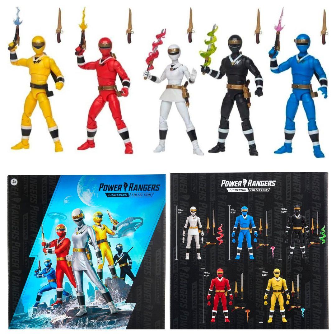 パワーレンジャー 5体 ライトニングコレクション フィギュア