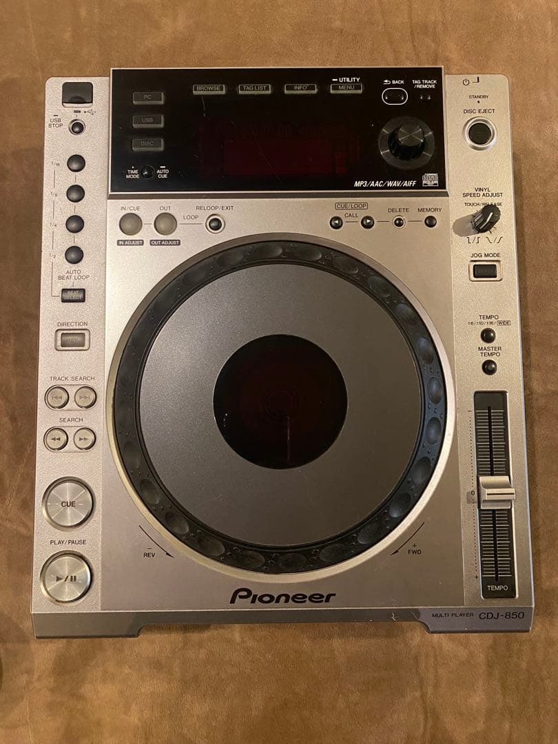 Pioneer CDJ-850 CDJ/DJコントローラー シルバー　動作確認済 Pioneer CDJ-850 シルバー 動作確認済み｜Yahoo!フリマ（旧PayPayフリマ）