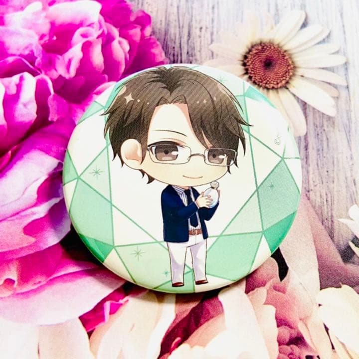 スタマイ】夏目春 フレグランス FS 缶バッジ【スタンドマイヒーローズ