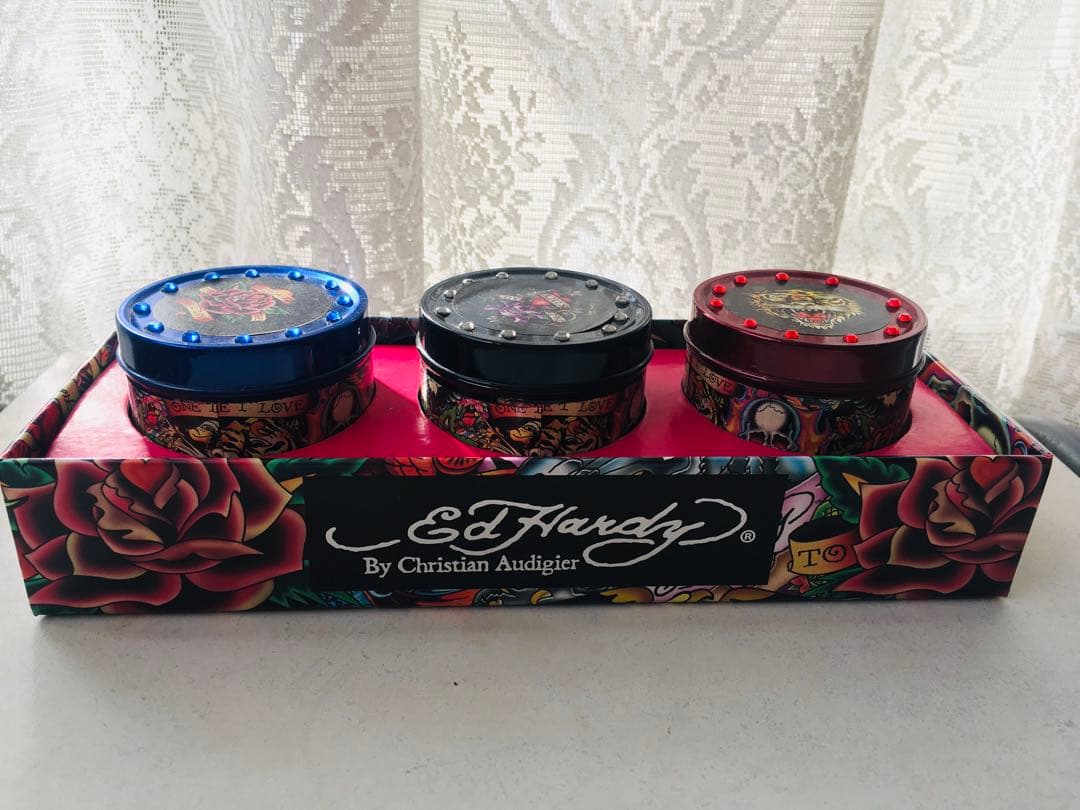 ☆エド・ハーディ☆キャンドルセット☆未使用☆ Candle