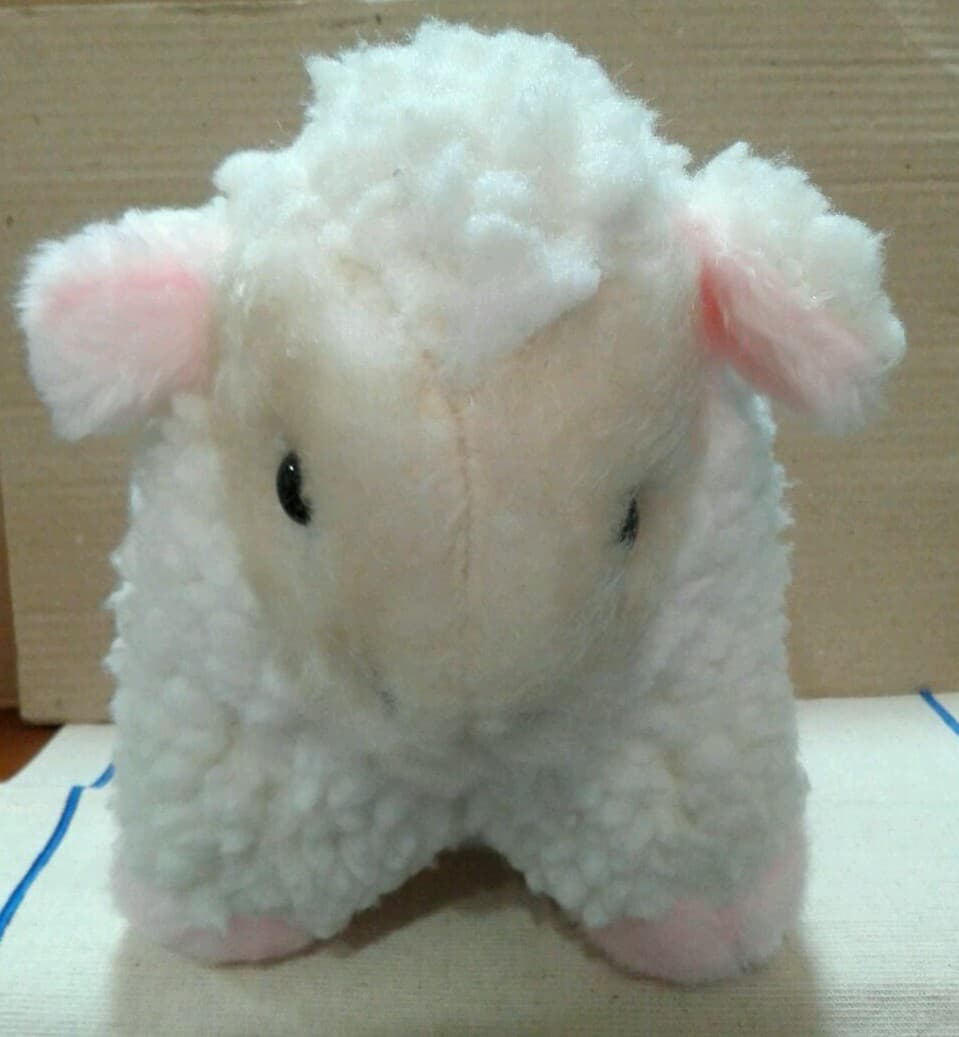 昭和レトロ 創美社 ひつじ ぬいぐるみ 中古品 - メルカリ