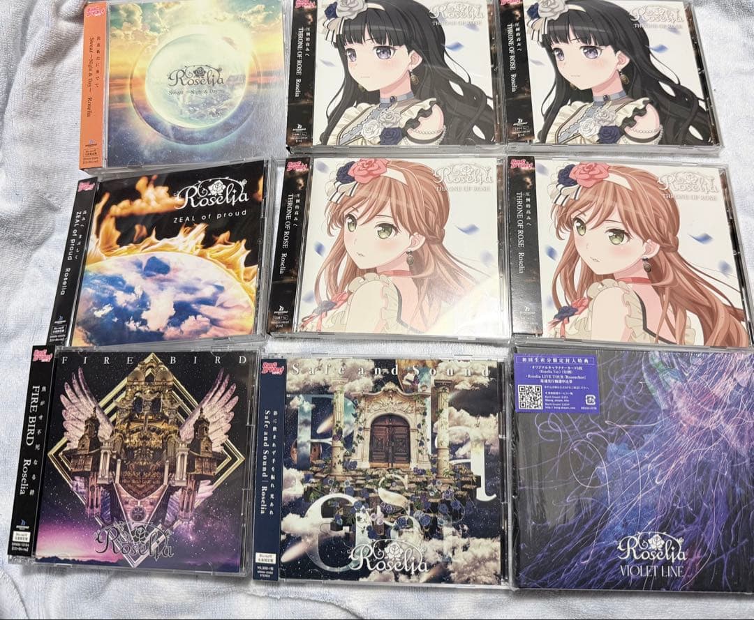 【お得】バンドリ Roselia CD Blu-ray ＆ 特典Tシャツ セット お得】バンドリ Roselia CD Blu-ray ＆ 特典Tシャツ セット - メルカリ