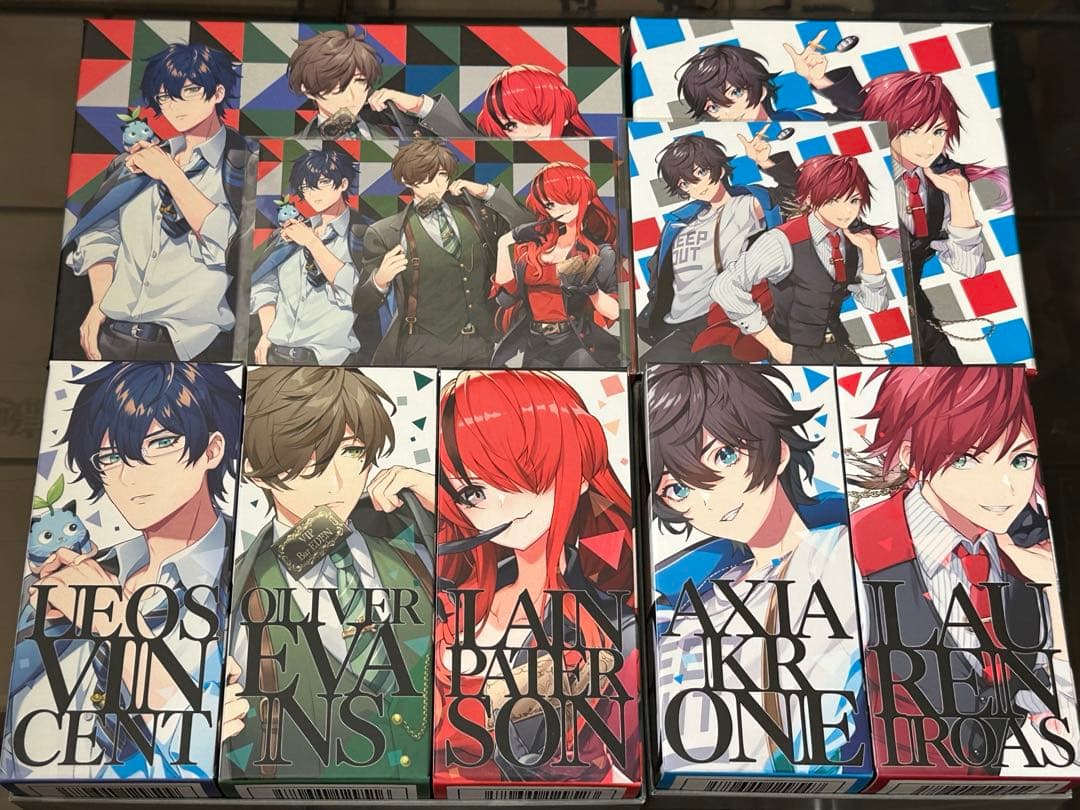 エデン組 香水 コンプリートセット にじさんじ エデン組 香水 にじさんじ セット ステッカー 新品未使用 オリバー