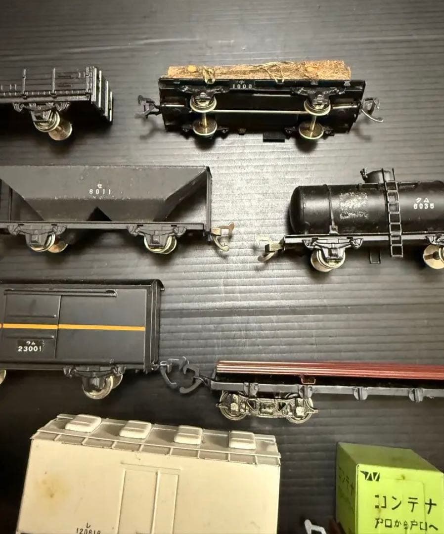 ジャンク］鉄道模型 HOゲージ エンドウ 貨車 まとめ 12両