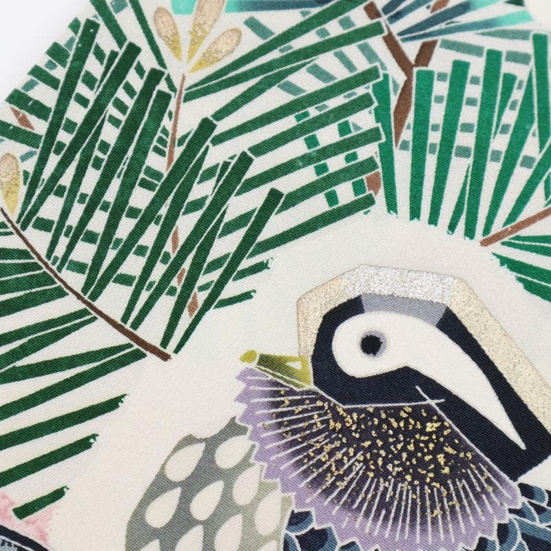 《ひろ★裄直し＋紋の入れ替＋黒留袖羽田登喜男松竹梅におしどりDB12-1》