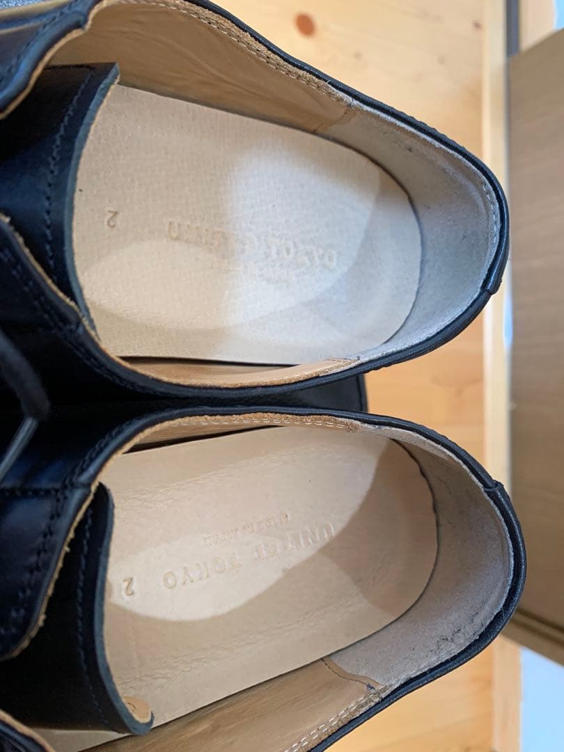 ユナイテッドトウキョウ コードバン プレートトゥシューズ サイズ2