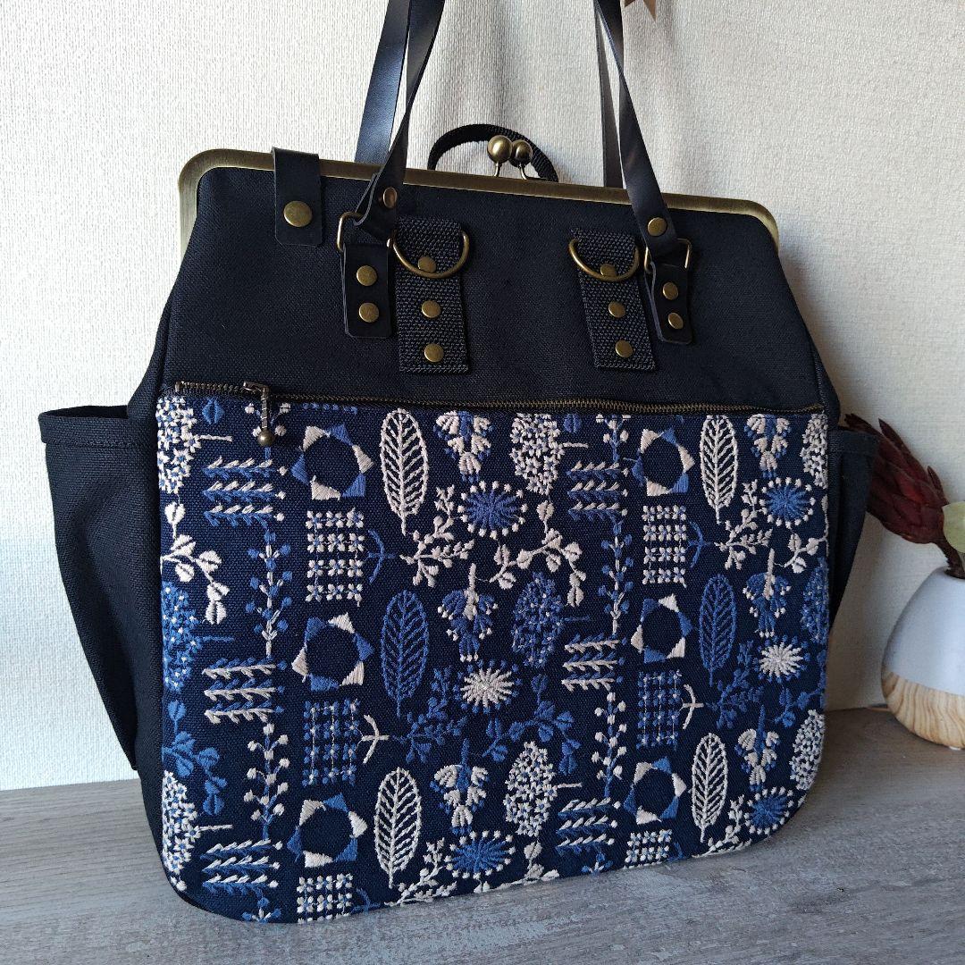 【maginko様】縦型がま口ショルダー　リュック ハンドメイド がま口リュック(大)がリニューアル！ | AYANOKOJI | あやの小路