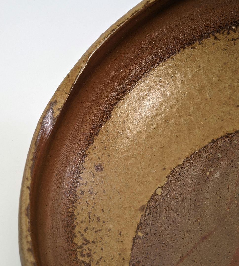 岡山県重要無形文化財 吉本正 備前焼 鉢 合箱合布 食器 皿