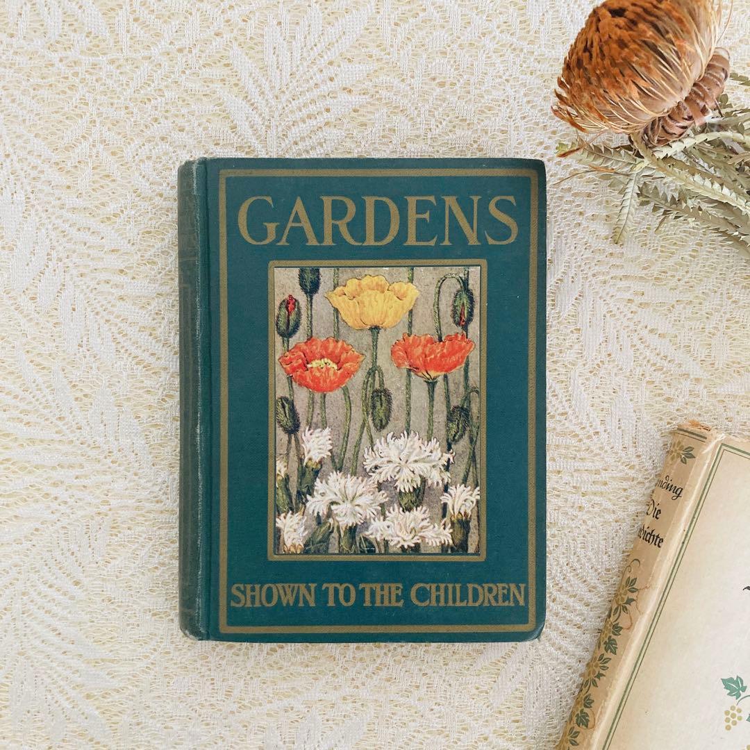 洋書 古書 希少 イギリスのアンティーク植物図鑑 色鮮やかで美しい