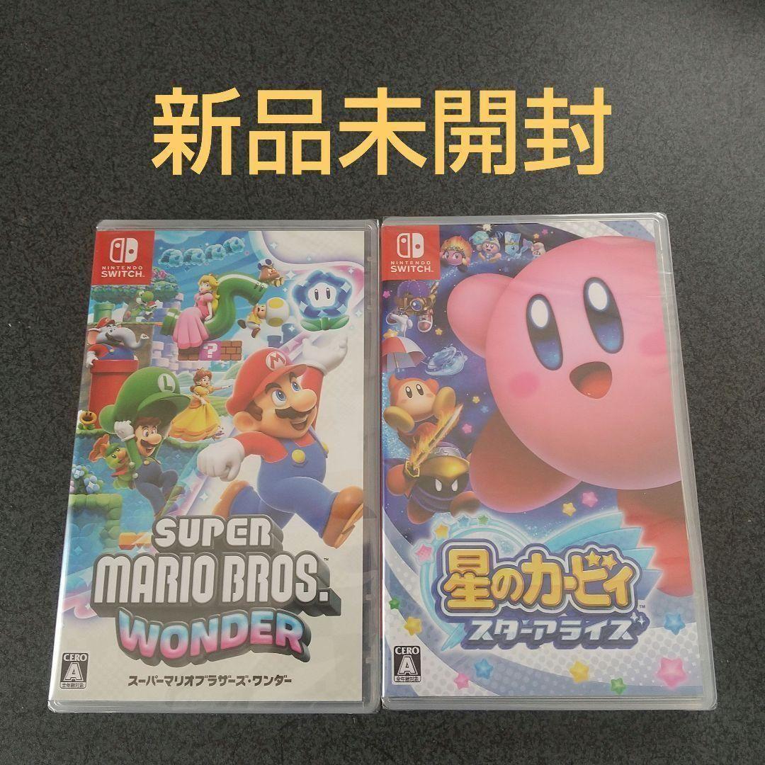 星のカービィ スターアライズ + スーパーマリオブラザーズ ワンダー Amazon.co.jp: 星のカービィ スターアライズ|オンラインコード版+New