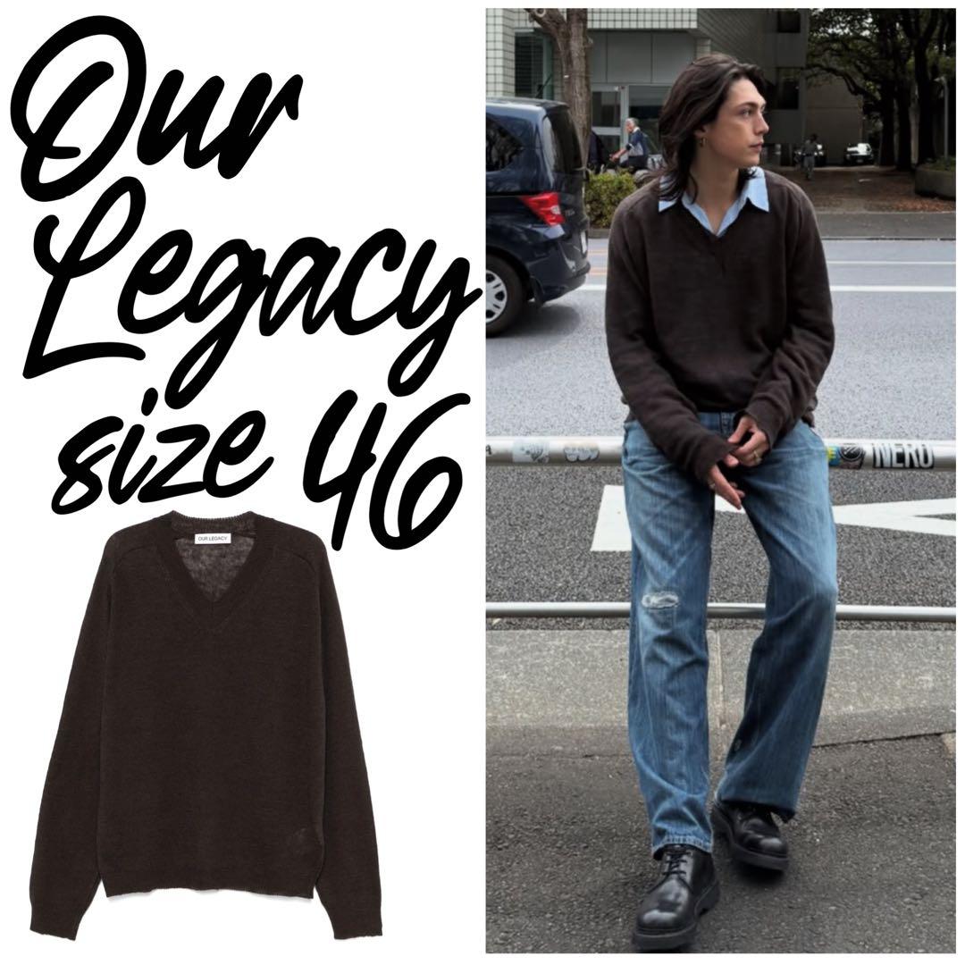 モーガン蔵人着用】OUR LEGACY RUE V-NECK セーター 46 - メルカリ