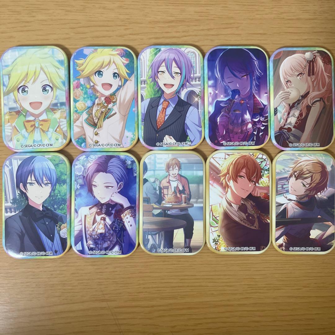 プロセカ 缶バッチセット 東雲彰人、青柳冬弥、神代類、鏡音レン