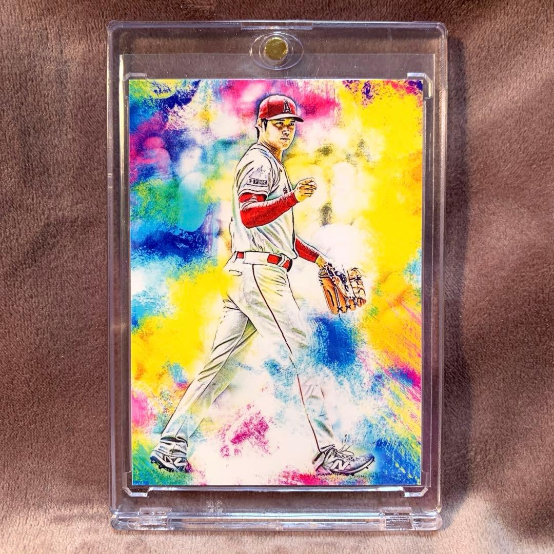 大谷翔平・世界で1枚のアートカード・希少/貴重ファーストナンバー