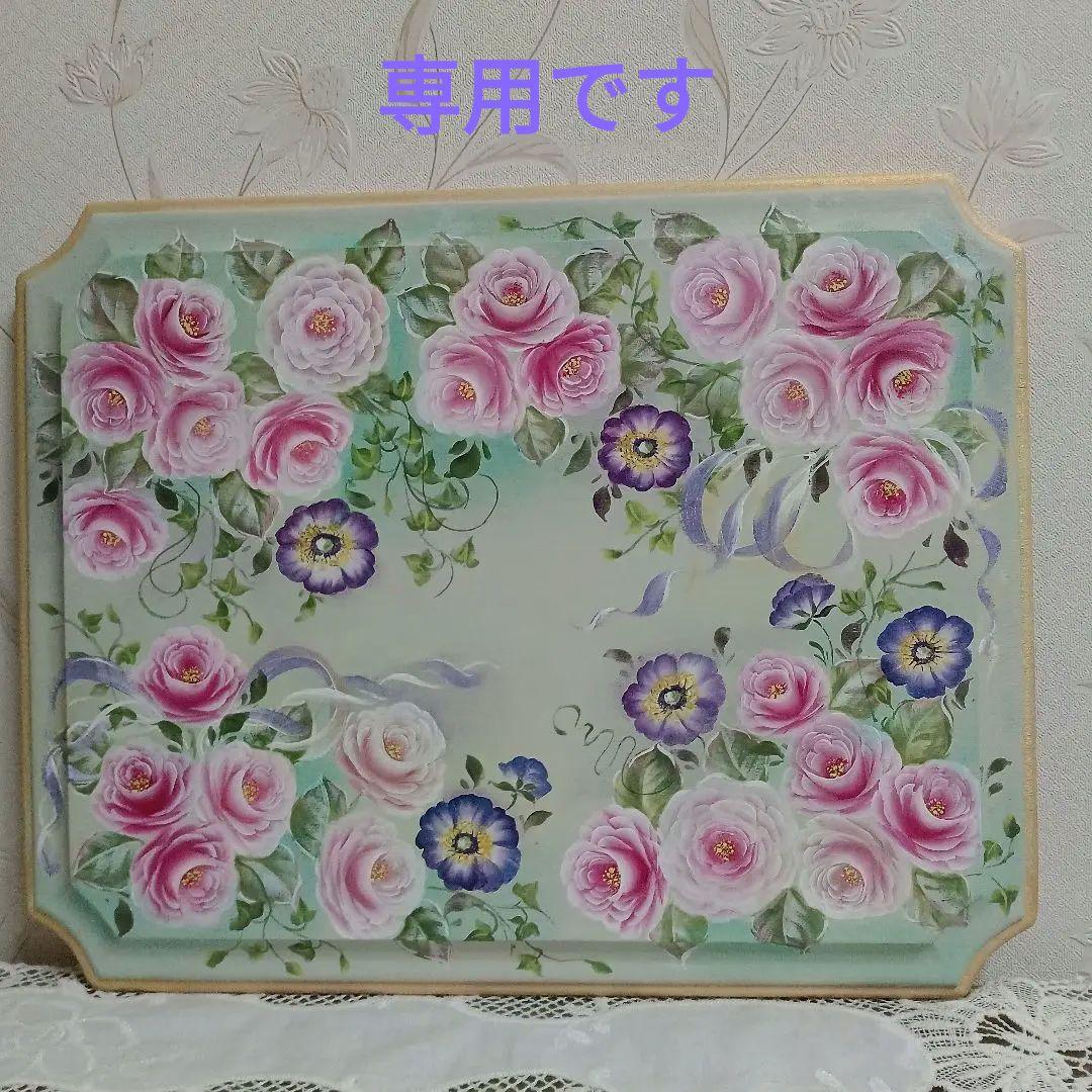 新 デザインハンドメイド・手芸 - トールペイント作品 ヴィオラ様専用です