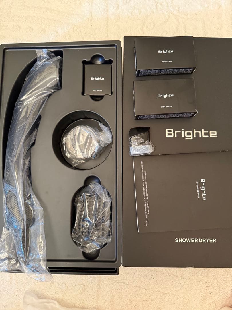 Brighte SHOWER DRYER ミストセラム6個付き Amazon | 【佐々木希 アンバサダー】Brighte ブライト SHOWER DRYER +