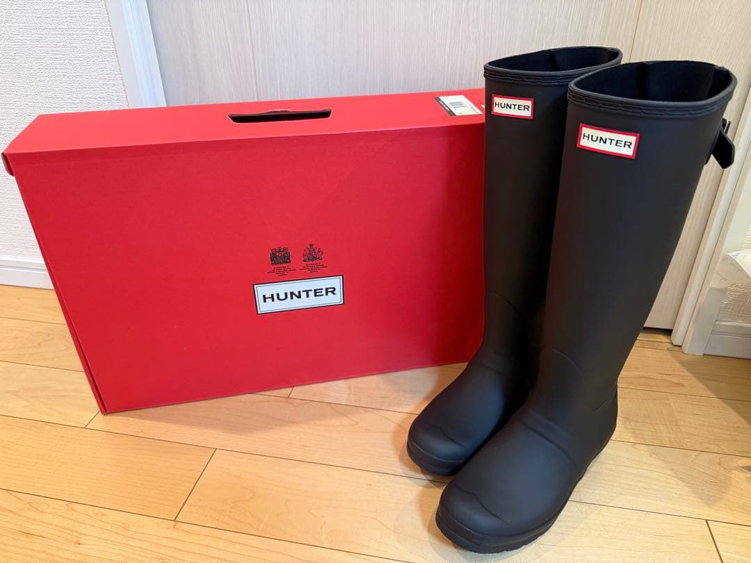 HUNTER ブラック UK6（24.5-25.0cm）