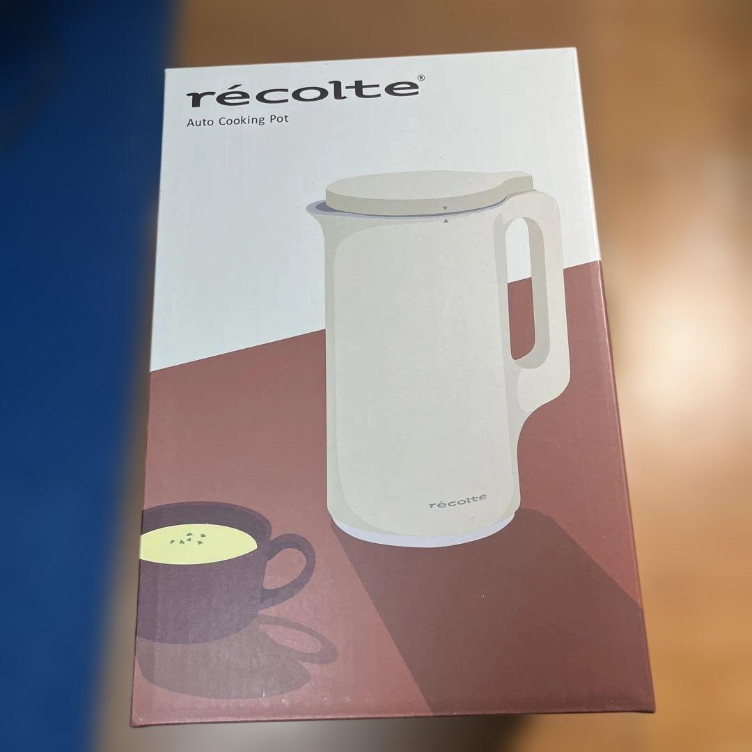 新品未使用　レコルト オートクッキング　スープメーカー recolte 自動調理 recolte（レコルト） 自動調理ポット 600ml （スープメーカー 豆乳