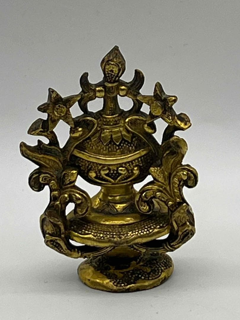 唐時代　铜鎏金 金仏塔 財宝塔 金銅仏具　金宝葫芦塔　仏教用品(B-104④) 金銅宝篋印塔 - 京都国立博物館 館蔵品データベース