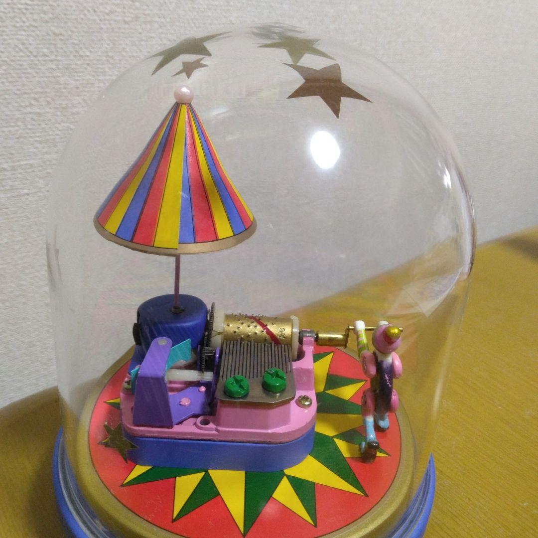 sankyo むらいこうじ ドーム型オルゴール ピエロ 道化師からくり