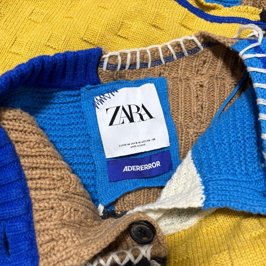 ADERERROR ZARA コラボ パッチワーク カーディガンの通販はau PAY