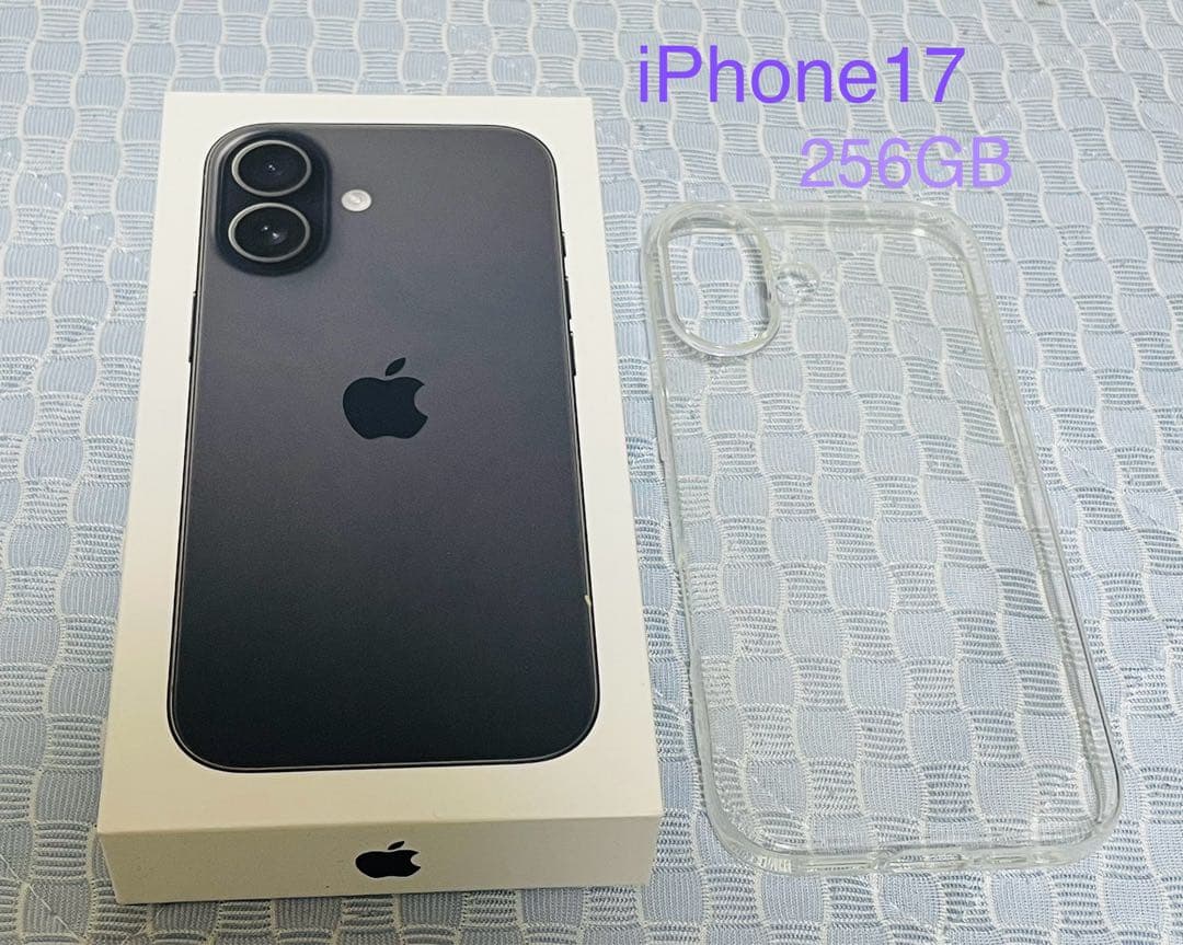 iPhone 17 256GB 本体 クリアケース付き iPhone 17 Proケース Oval D Metallic Magsafe クリア/シルバー