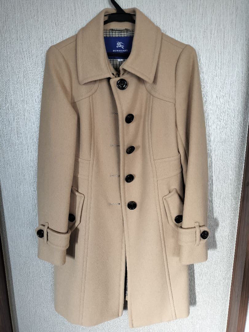 ★美品BURBERRY BLUE LABEL ベージュ コート サイズ38★ 中古・古着通販】BURBERRY LONDON BLUE LABEL (バーバリーロンドン