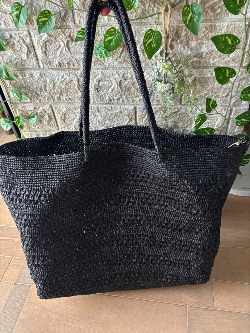 アニエスベー　大容量バッグ agnes b.（アニエスベー） トートバッグ WEB限定 ロゴ トートバッグ