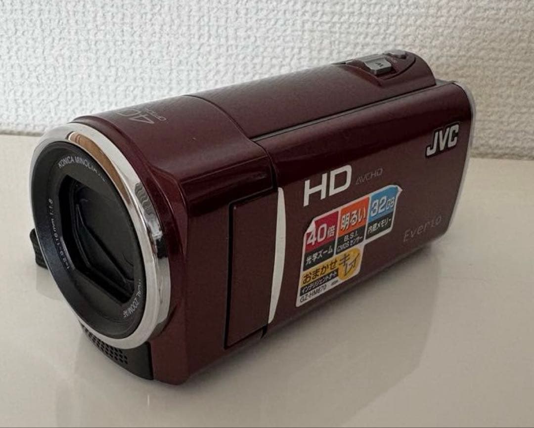 【びび さん専用】JVC Everio GZ-HM670-N レッド32GB Amazon | JVCケンウッド JVC 32GBフルハイビジョンメモリームービー